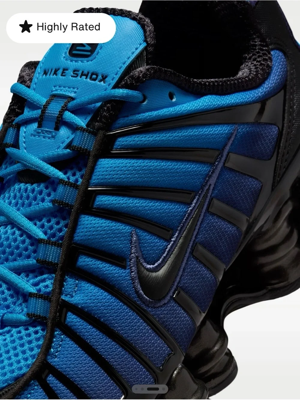 Nike Shox TL Blue & Black Performance Sneaker